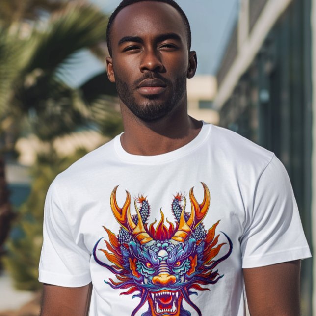 Colourful Chinese Dragon T-Shirt (Creator Uploaded)