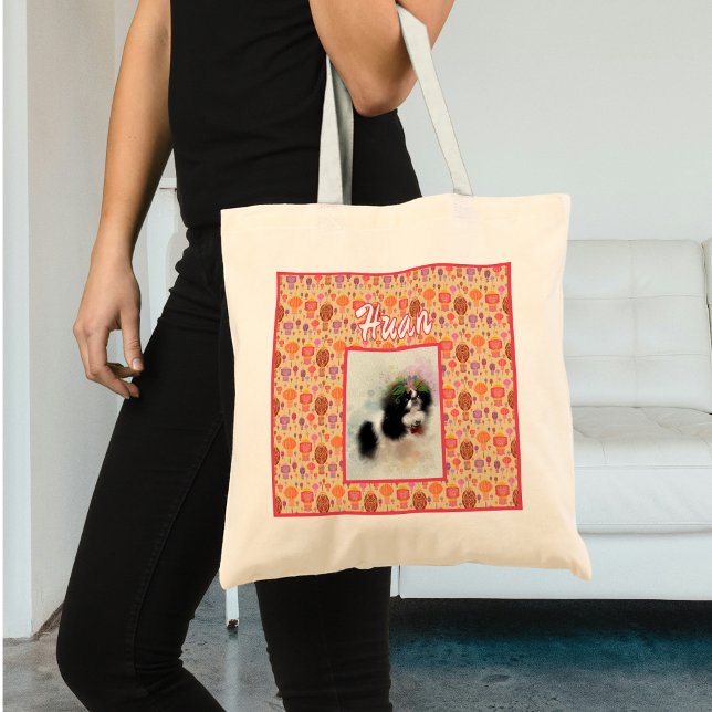 Colourful Chinese Lanterns Tote Bag (Creator Uploaded)