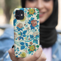 Colourful Chinoiserie Traditional Floral Pattern