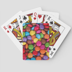 Colourful Chocolate Candies Playing Cards