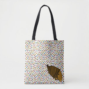 Colourful Chocolate Ice Cream Cone icecreamliciouS Tote Bag