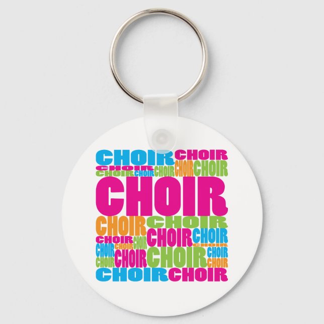 Colourful Choir Key Ring (Front)