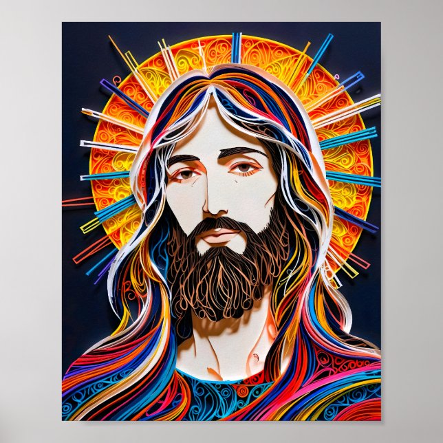 Colourful Christ Poster (Front)