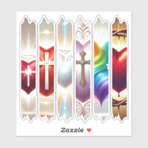 Colourful Christian Valentine Hearts Washi Tape