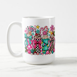 Colourful Christmas Cocoa Candy Cosy Christmas Coffee Mug