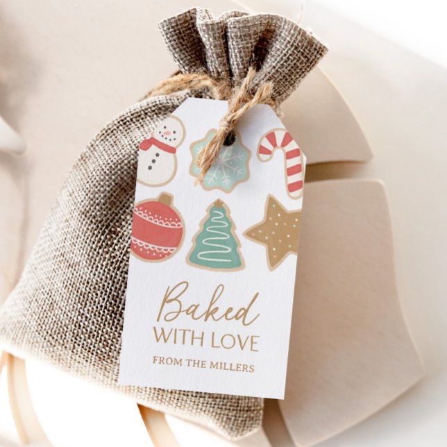 Colourful Christmas Cookie Holiday Gift Tags (Creator Uploaded)