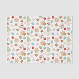 Colourful Christmas Cookies Holiday Tissue Paper