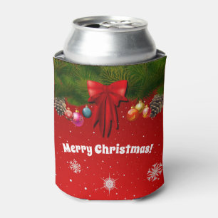 Colourful Christmas Decorations Can Cooler
