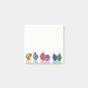 Colourful Christmas Glitter Ornaments Post-it® Post-it Notes