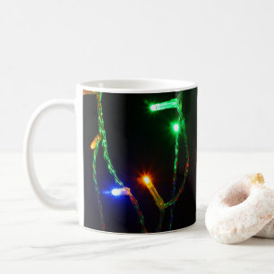 Colourful Christmas lights Coffee Mug