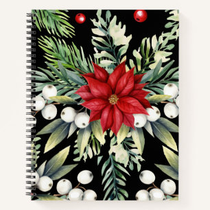 Colourful Christmas Notebook – Festive Winter Desi