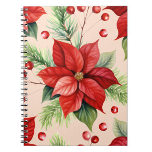 Colourful Christmas Notebook – Festive Winter Desi
