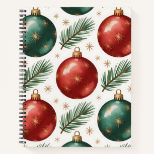 Colourful Christmas Notebook – Festive Winter Desi