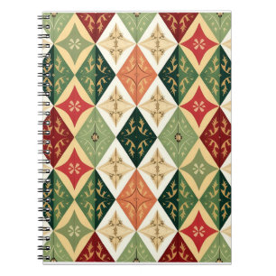 Colourful Christmas Notebook – Festive Winter Desi