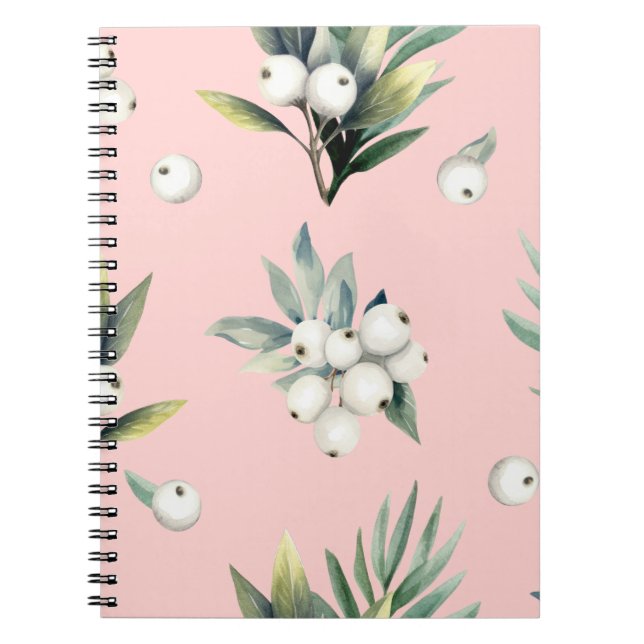 Colourful Christmas Notebook – Festive Winter Desi (Front)
