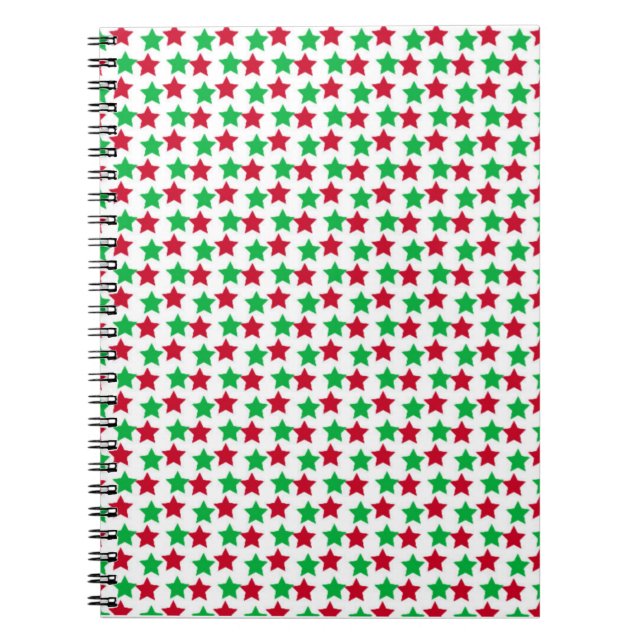 Colourful Christmas Notebook – Festive Winter Desi (Front)