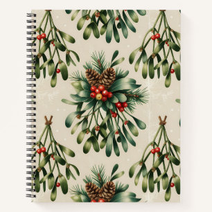 Colourful Christmas Notebook – Festive Winter Desi