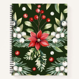Colourful Christmas Notebook – Festive Winter Desi