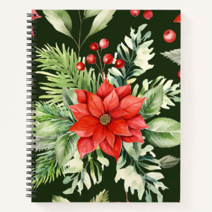 Colourful Christmas Notebook – Festive Winter Desi