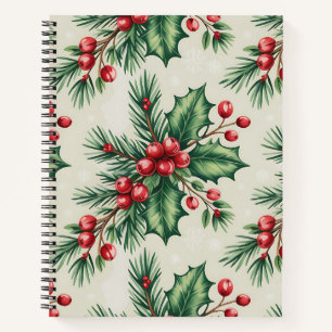 Colourful Christmas Notebook – Festive Winter Desi