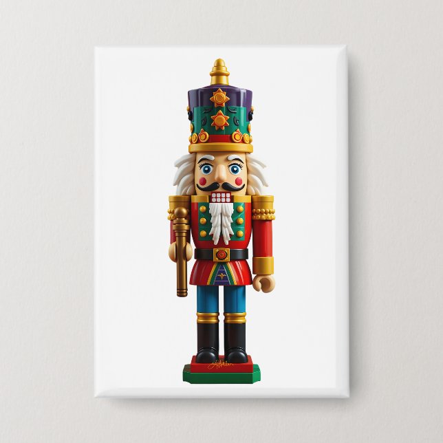 Colourful Christmas Nutcracker Toy (Front)
