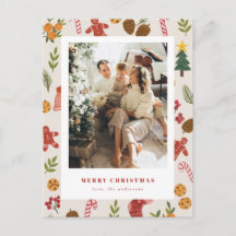 Colourful Christmas & Seasonal Items Photocard