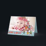 Colourful Christmas Tree Kids Birth Announcement<br><div class="desc">Colourful And Fun Christmas Tree Kids, Merry And Bright Christmas Greetings / Baby's 1st Christmas / Photo Holiday Birth Announcement. Designed by fat*fa*tin. Easy to customise with your own text, photo or image. For custom requests, please contact fat*fa*tin directly. Custom charges apply. www.zazzle.com/fat_fa_tin www.zazzle.com/color_therapy www.zazzle.com/fatfatin_blue_knot www.zazzle.com/fatfatin_red_knot www.zazzle.com/fatfatin_mini_me www.zazzle.com/fatfatin_box www.zazzle.com/fatfatin_design www.zazzle.com/fatfatin_ink...</div>