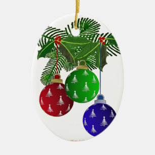 Colourful Christmas Tree Ornaments