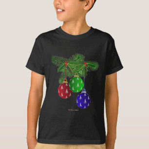 Colourful Christmas Tree Ornaments T-Shirt