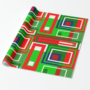 Colourful Christmas Wrapping Paper Roll