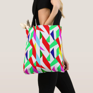 Colourful Chromatic Pattern Tote Bag