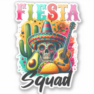 Colourful Cinco de Mayo Fiesta Squad design