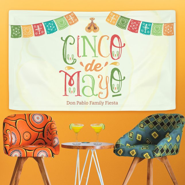Colourful Cinco de Mayo Fiesta Welcome Banner (Creator Uploaded)