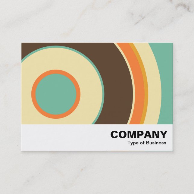 Colourful  Circle 02 Business Card (Front)