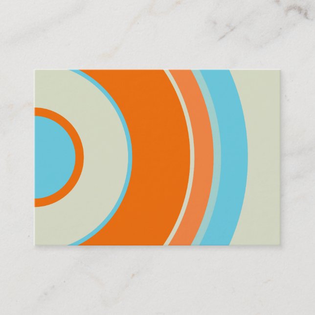 Colourful  Circle 03 Business Card (Front)