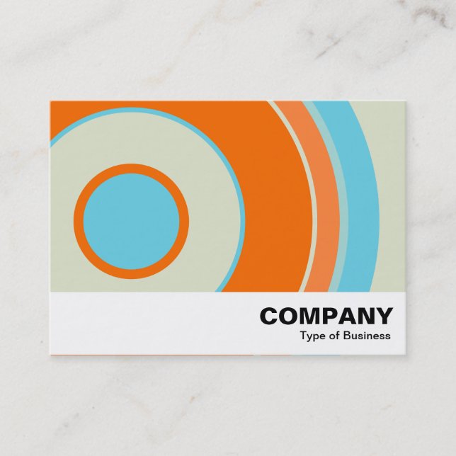 Colourful  Circle 03 Business Card (Front)