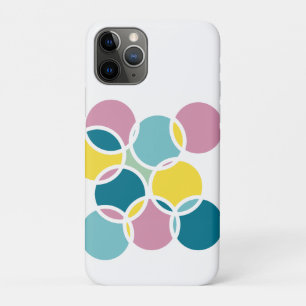Colourful Circle Design – Fun Geometric Print iPhone 11 Pro Case