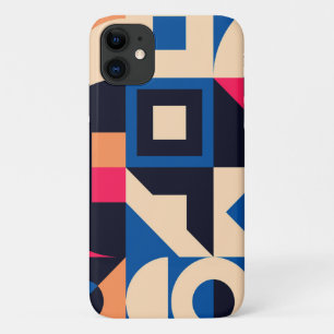 colourful circle geometric pattern iPhone 11 case