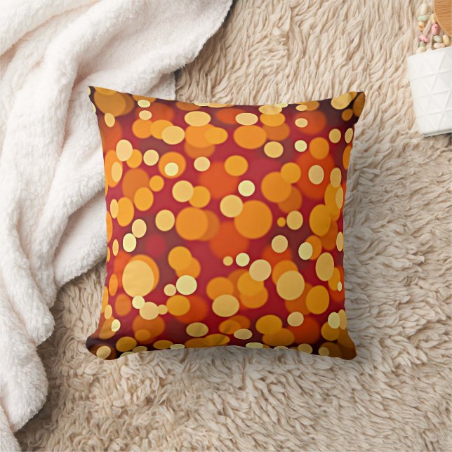 Colourful Circle Pattern Cushion (Blanket)