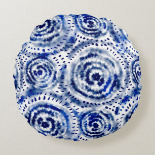 Colourful circle pillow design 