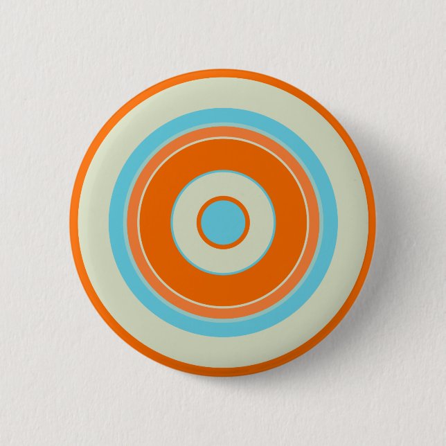 Colourful Circles 03 6 Cm Round Badge (Front)