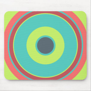 Colourful Circles 04 Mouse Pad