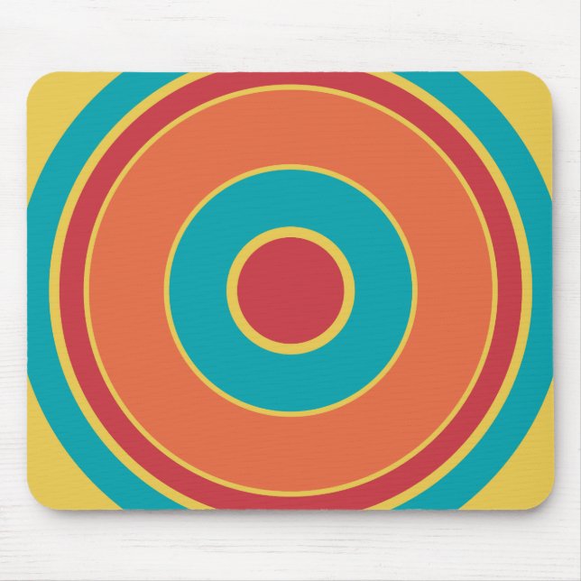 Colourful Circles 05 Mouse Pad (Front)