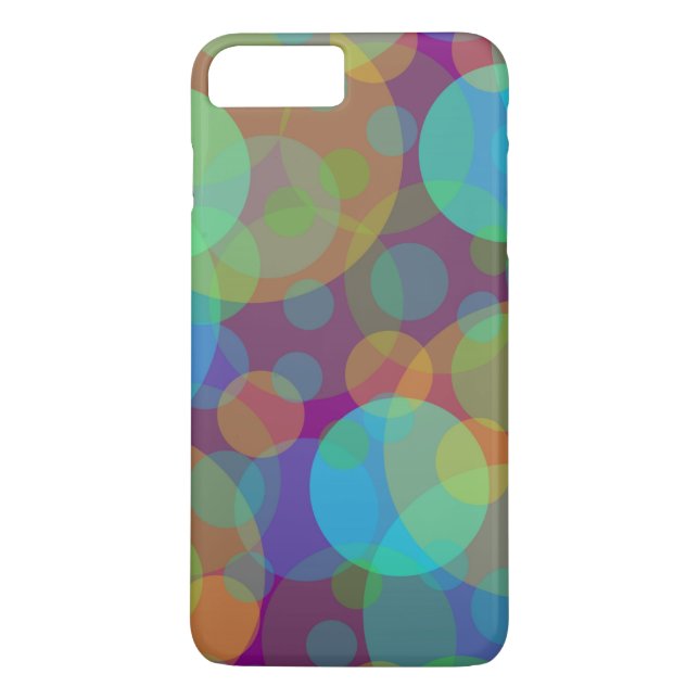 Colourful Circles Abstract Art Case-Mate iPhone Case (Back)