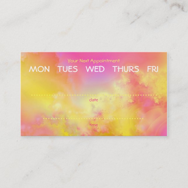 colourful circles business card (Front)