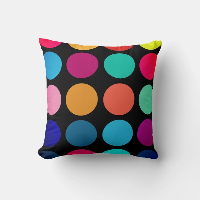 Colourful Circles Cushion (Front)