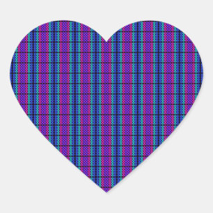 Colourful Circles Heart Sticker