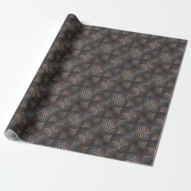 Colourful circles: high-resolution seamless textur wrapping paper (Unrolled)