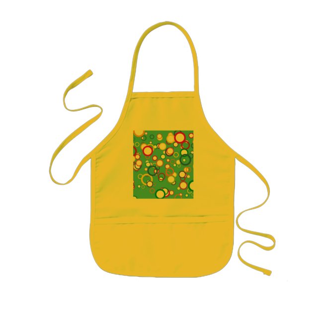 Colourful Circles Kids Apron (Front)