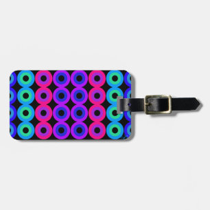 Colourful Circles Luggage Tag